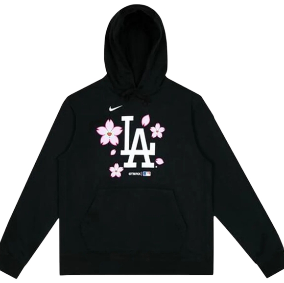 Nike x Takashi Murakami x MLB Dodgers Hoodie Black – New w/ Tags (Large) - Picture 1 of 7